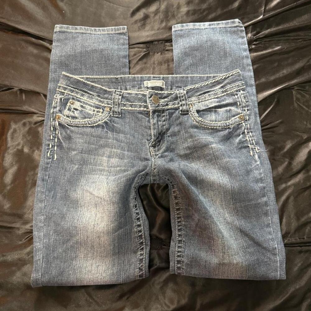 Soundgirl vintage low rise blue